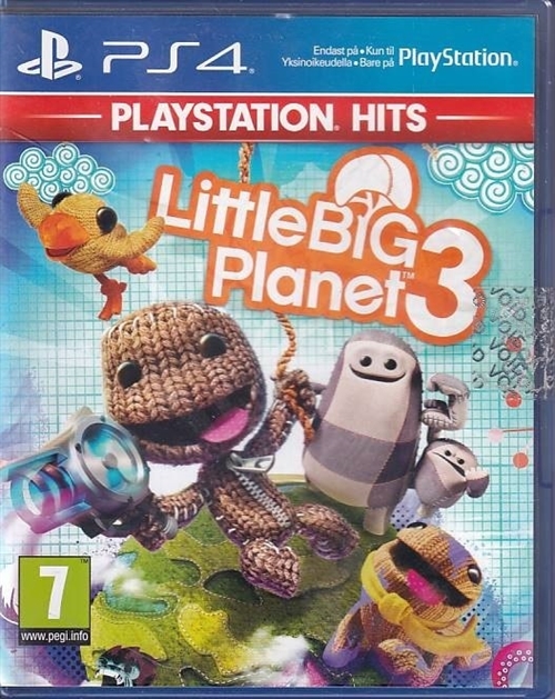 LittleBigPlanet 3 Playstation Hits - PS4 (B-Grade) (Genbrug)